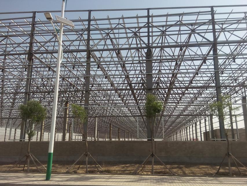 张家界汽车工业厂房网架
